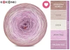 KOKONEK Rare Merino W09 Walentynki - Zgaszona morela/nude/krem/jasny róż/brudny róż + wrzos