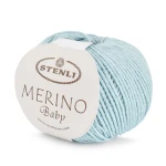 Włóczka Stenli Merino Baby 505 / lodowy błękit