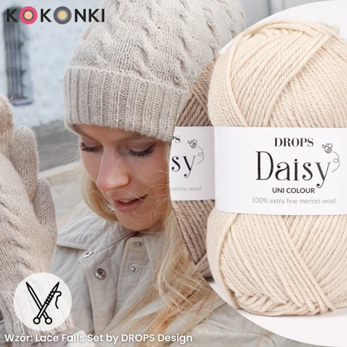 Wzór: Lace Falls Set by DROPS Design