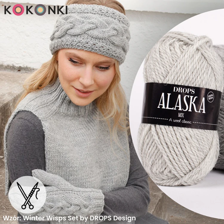 Wzór: Winter Wisps Set by DROPS Design