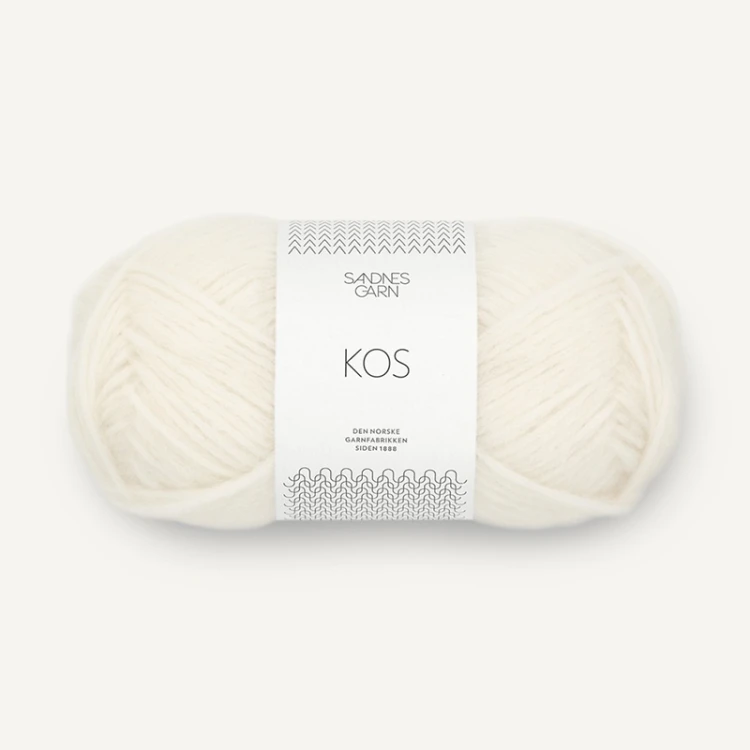 Włóczka Sandnes Garn Kos 1012 / kreda