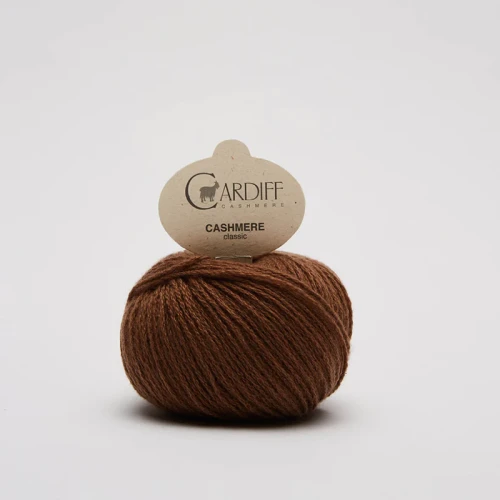 Włóczka Cardiff Cashmere Classic 717 / sudan / mleczna czekolada