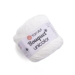 Włóczka YarnArt  Bouquet Unicolor 3201 / biel
