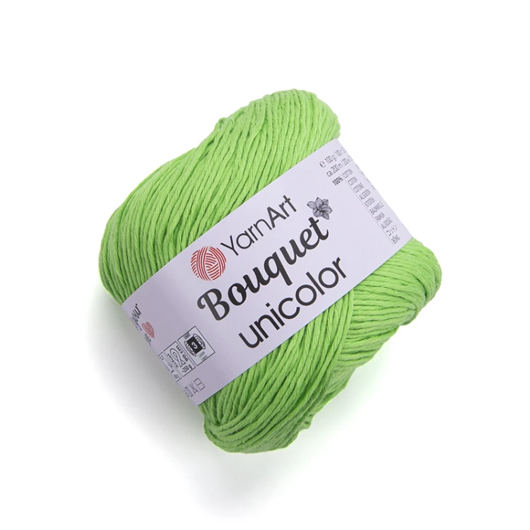 Włóczka YarnArt  Bouquet Unicolor 3219 / jasna zieleń