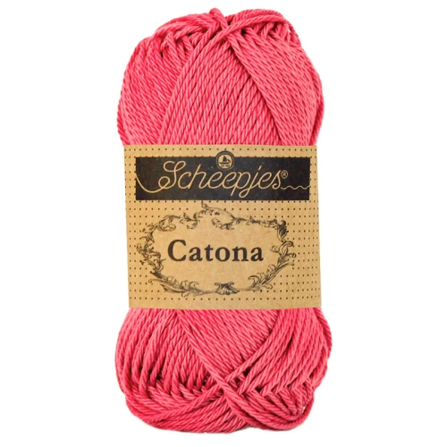 Włóczka Scheepjes Catona 256 / 50 g - róża Cornelia