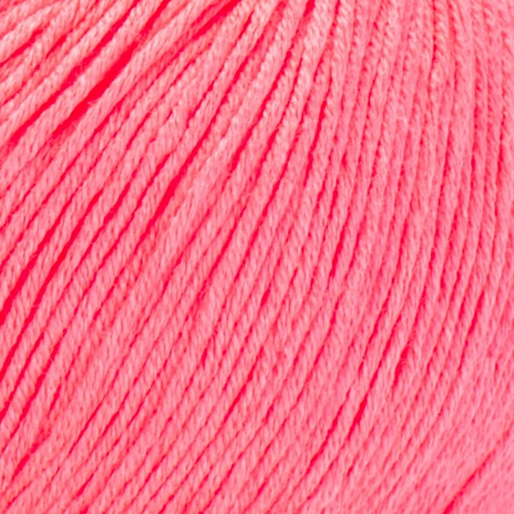 Włóczka YarnArt Baby Cotton 424 / neonowy koral