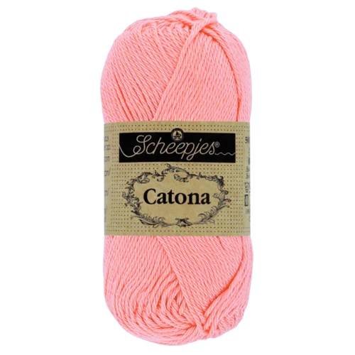Włóczka Scheepjes Catona 264 / 50 g - jasny koral