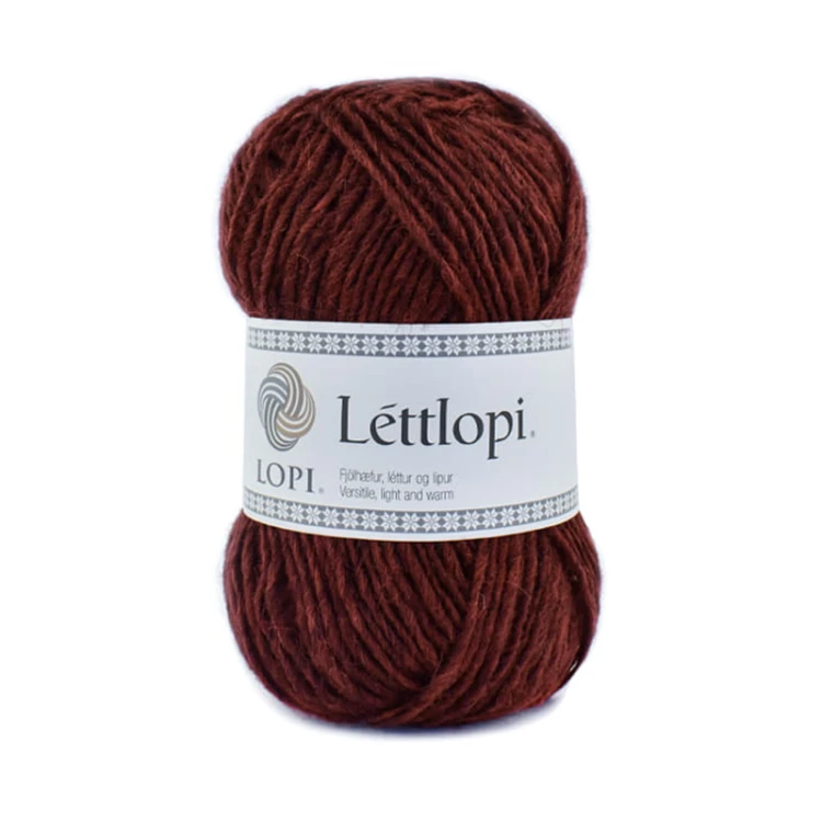 Włóczka Lopi Lettlopi 9431 / burgund melanż