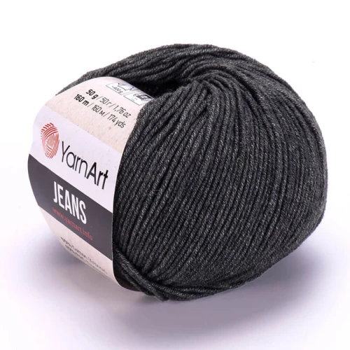 Włóczka YarnArt Jeans 28 / węgiel drzewny