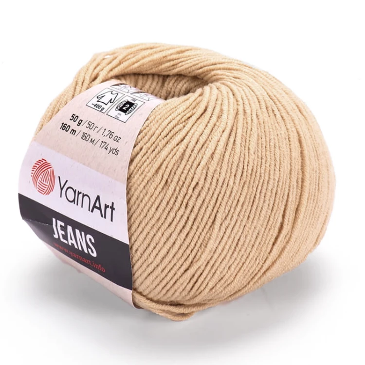 Włóczka YarnArt Jeans 07 / ochra