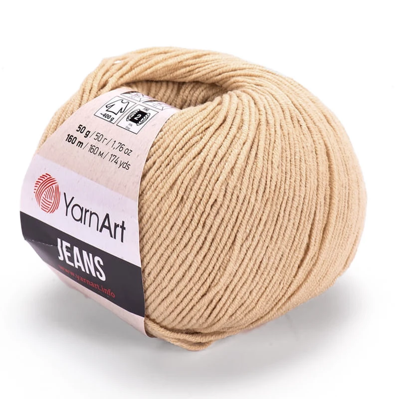 Włóczka YarnArt Jeans 07 / ochra