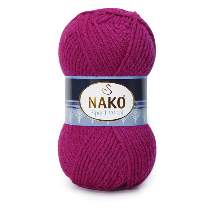 Włóczka Nako Sport Wool - 6964 magenta