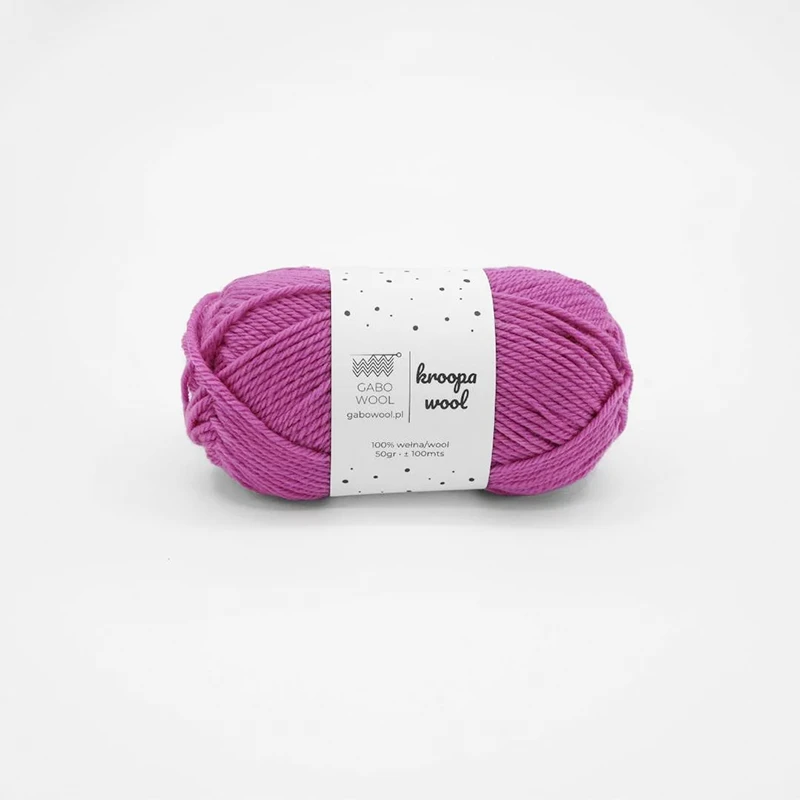 Włóczka Gabo Wool Kroopa Wool 0343 / róż