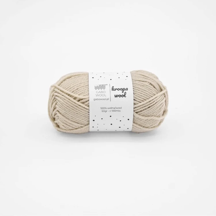 Włóczka Gabo Wool Kroopa Wool 0217 / marcepan