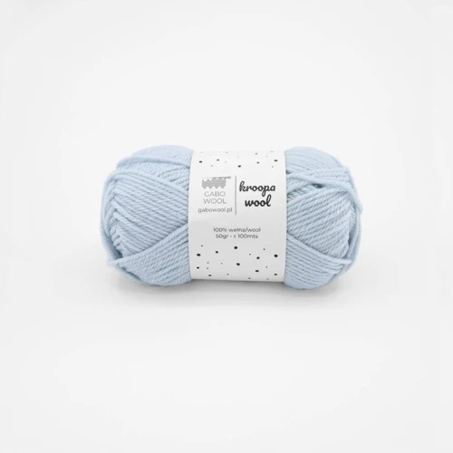 Włóczka Gabo Wool Kroopa Wool 0724 / lodowy błękit