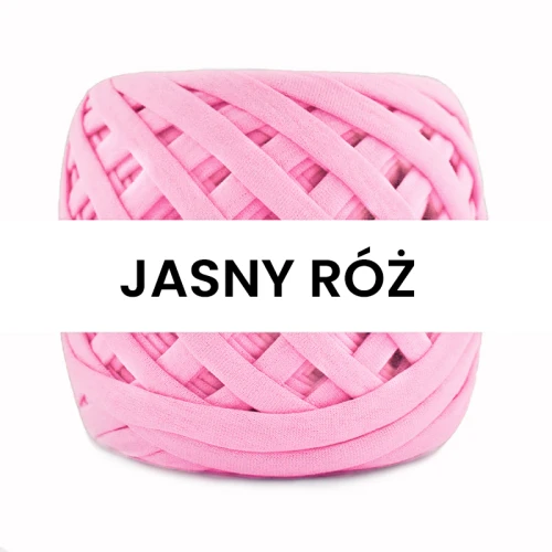 T-shirt Yarn Premium Sznurex / jasny róż