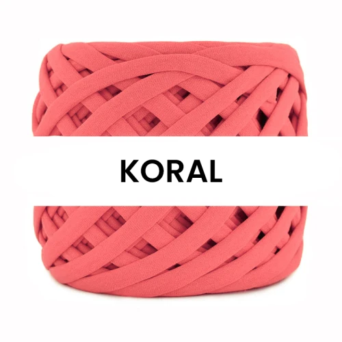 T-shirt Yarn Premium Sznurex / koral