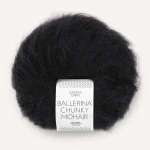 Włóczka Sandnes Garn Ballerina Chunky Mohair 1099 / czerń