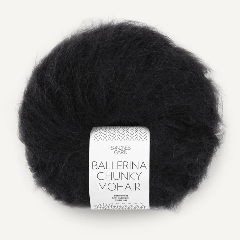 Włóczka Sandnes Garn Ballerina Chunky Mohair 1099 / czerń