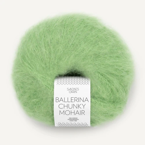Włóczka Sandnes Garn Ballerina Chunky Mohair 8733 / jasna zieleń
