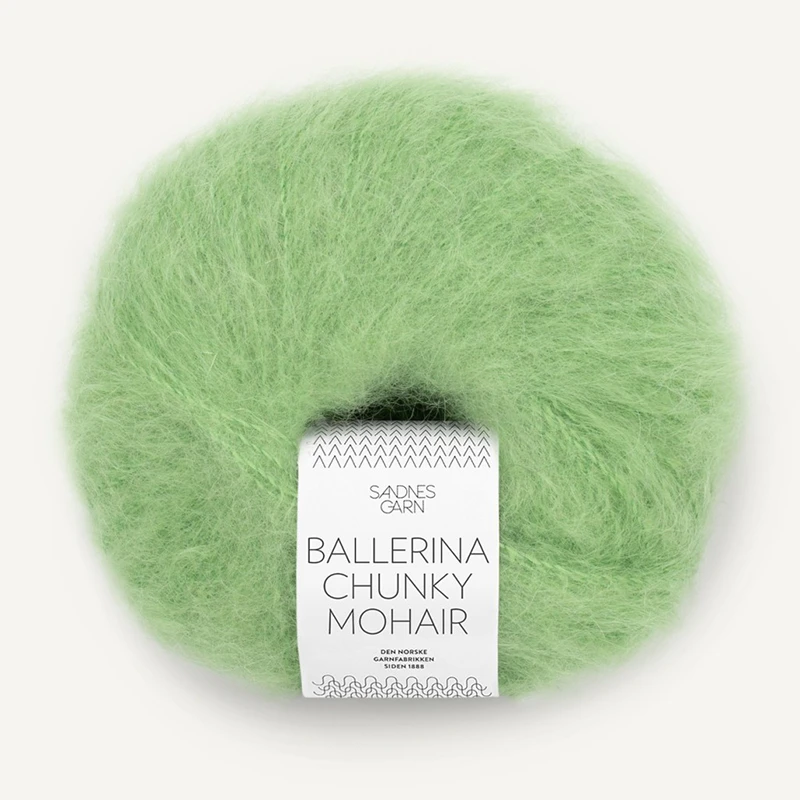 Włóczka Sandnes Garn Ballerina Chunky Mohair 8733 / jasna zieleń