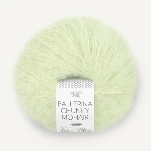 Włóczka Sandnes Garn Ballerina Chunky Mohair 9011 / jasna pistacja