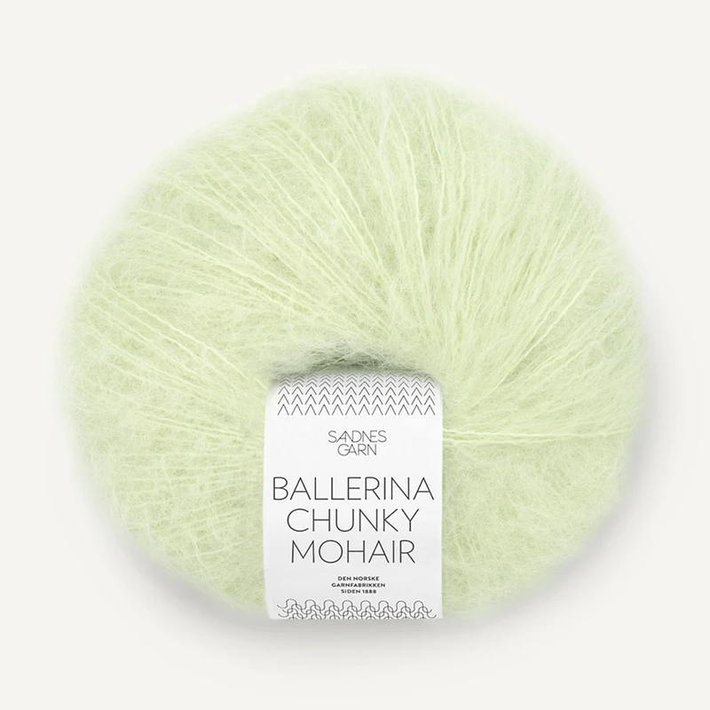 Włóczka Sandnes Garn Ballerina Chunky Mohair 9011 / jasna pistacja