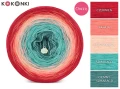 KOKONEK Classic B232 Emilia - Czerwień/papaja/brzoskwinia/szmaragd/ciemny szmaragd