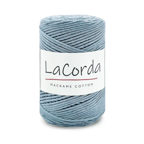 Sznurek La Corda Macrame Cotton 2mm / rolka 200m / 550 ciemny jeans