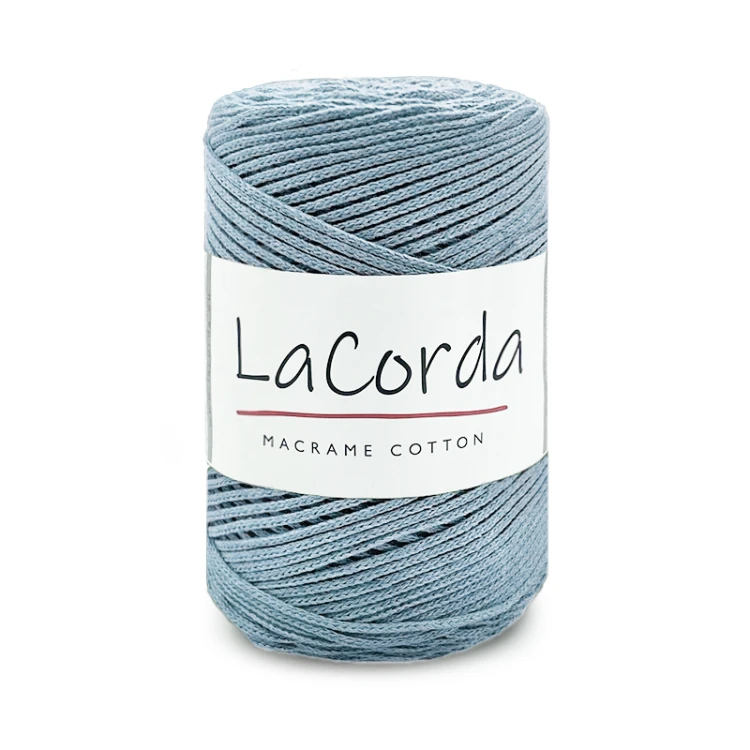 Sznurek La Corda Macrame Cotton 2mm / rolka 200m / 550 ciemny jeans