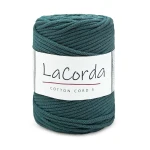 Sznurek La Corda Cotton Cord  5mm / rolka 100m / 590 petrol