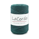 Sznurek La Corda Macrame Cotton  2mm / rolka 200m / 590 petrol