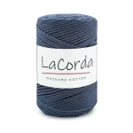 Sznurek La Corda Macrame Cotton  2mm / rolka 200m / 550 ciemny jeans