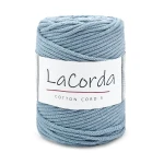 Sznurek La Corda Cotton Cord  5mm / rolka 100m / 690 błękit