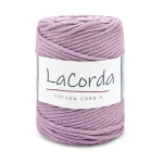 Sznurek La Corda Cotton Cord  5mm / rolka 100m / 720 wrzos