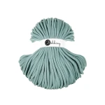 Sznurek pleciony bawełniany Bobbiny Jumbo / Brudny błękit / Duck Egg Blue / 9mm / 100m