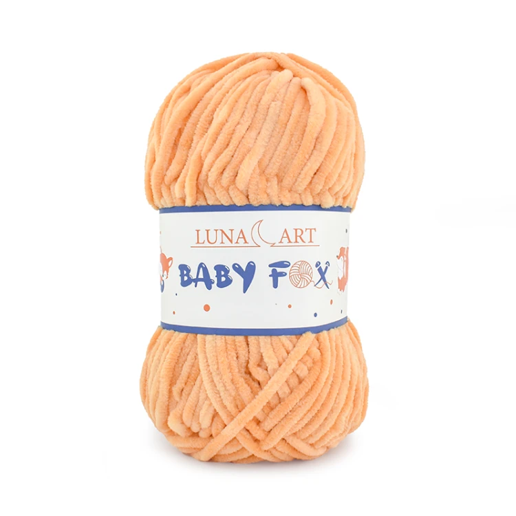 Włóczka Luna Art Baby Fox 100-39 / jasna mirabelka / zamiennik Dolphin Baby