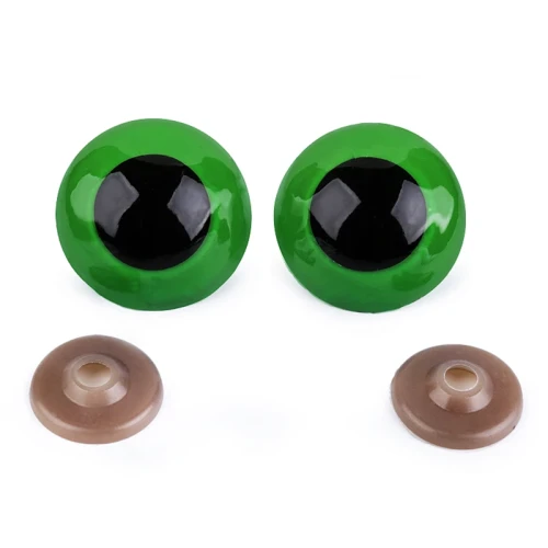 Oczy do maskotek / 40 mm / zielone / 1 para / 840984