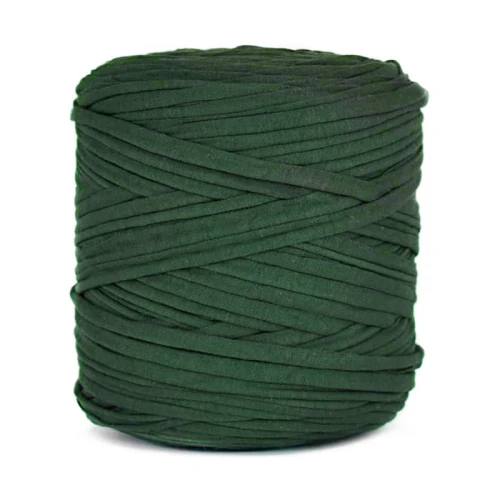 T-shirt Yarn Cotton Spaghetti / ciemna zieleń