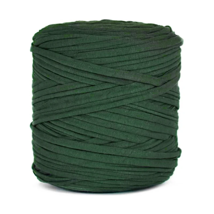 T-shirt Yarn Cotton Spaghetti / ciemna zieleń