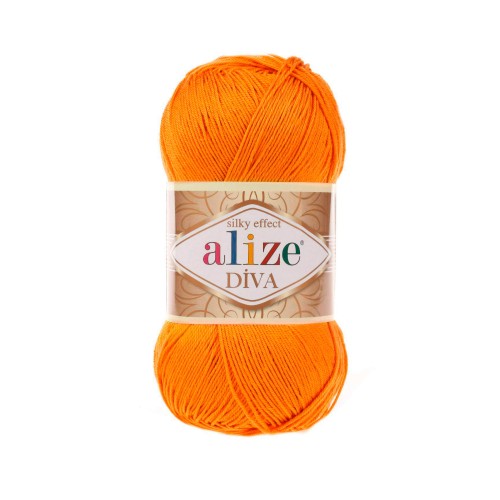 Włóczka Alize Diva 120 / dynia