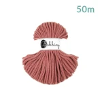 Sznurek pleciony bawełniany Bobbiny Premium MINI / Peony / Piwonia / 5mm / 50m