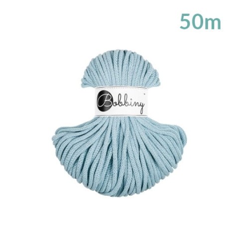 Sznurek pleciony bawełniany Bobbiny Premium MINI / Mgiełka / Misty / 5mm / 50m