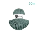 Sznurek pleciony bawełniany Bobbiny Premium MINI / Laurowy / Laurel / 5mm / 50m