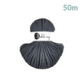 Sznurek pleciony bawełniany Bobbiny Premium MINI / Grafitowy / Charcoal / 5mm / 50m
