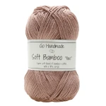 Włóczka Go Handmade Soft Bamboo "fine"  / 17321 brąz 