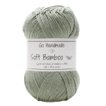 Włóczka Go Handmade Soft Bamboo "fine"  / 17324 szałwia