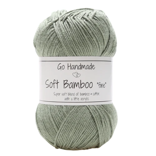Włóczka Go Handmade Soft Bamboo "fine" / 17324 szałwia