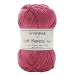 Włóczka Go Handmade Soft Bamboo "fine"  / 17325 róż