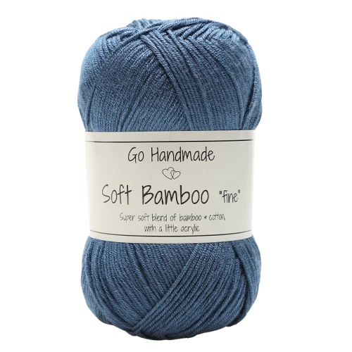Włóczka Go Handmade Soft Bamboo "fine" / 17331 petrol